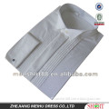 100% cotton wing-tip collar french cuff long sleeve tuxedo shirt for men